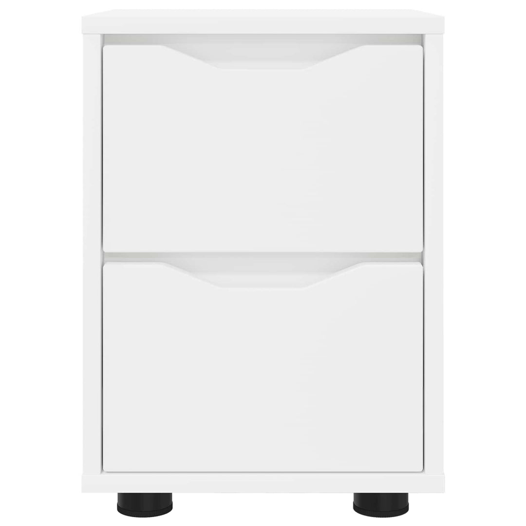 Sengebord Hvid 30,5 x 30 x 43 cm Konstrueret træ