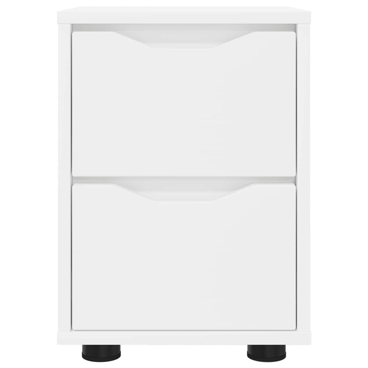 Sengebord Hvid 30,5 x 30 x 43 cm Konstrueret træ