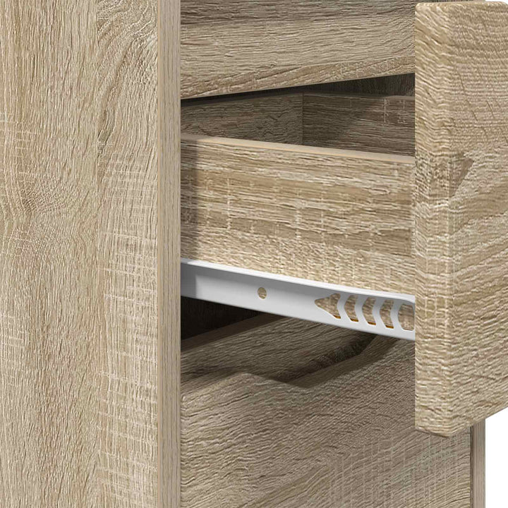 Sengebord Sonoma eg 30,5 x 30 x 43 cm Konstrueret træ