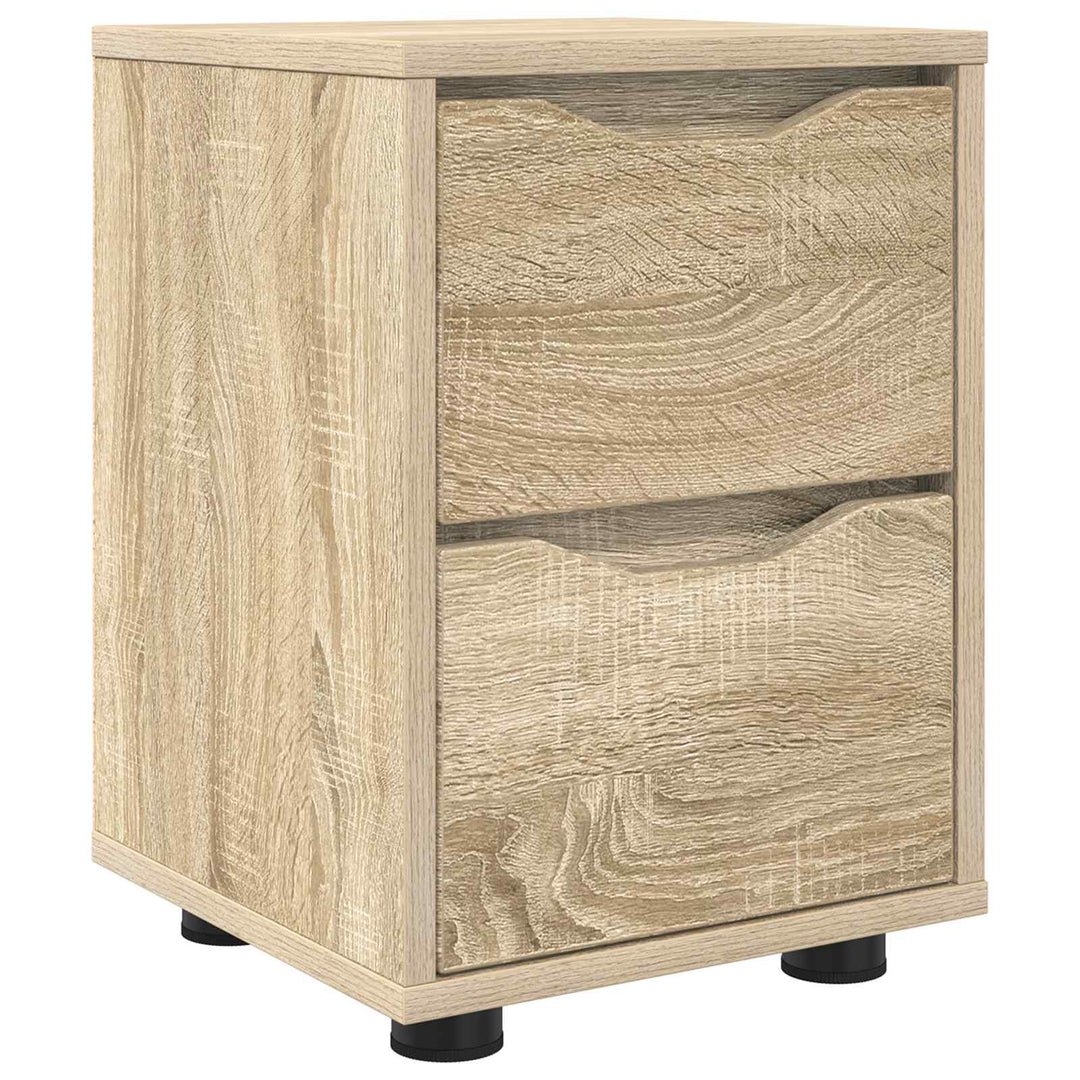 Sengebord Sonoma eg 30,5 x 30 x 43 cm Konstrueret træ