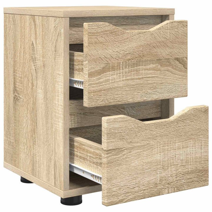 Sengebord Sonoma eg 30,5 x 30 x 43 cm Konstrueret træ