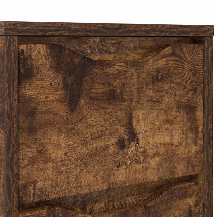 Sengebord Røget eg 30,5 x 30 x 43 cm Konstrueret træ
