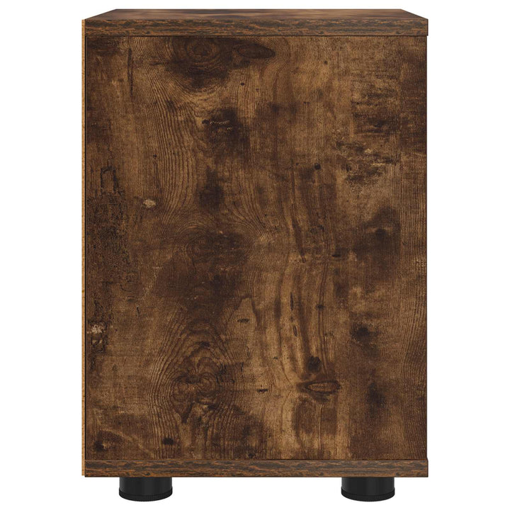 Sengebord Røget eg 30,5 x 30 x 43 cm Konstrueret træ