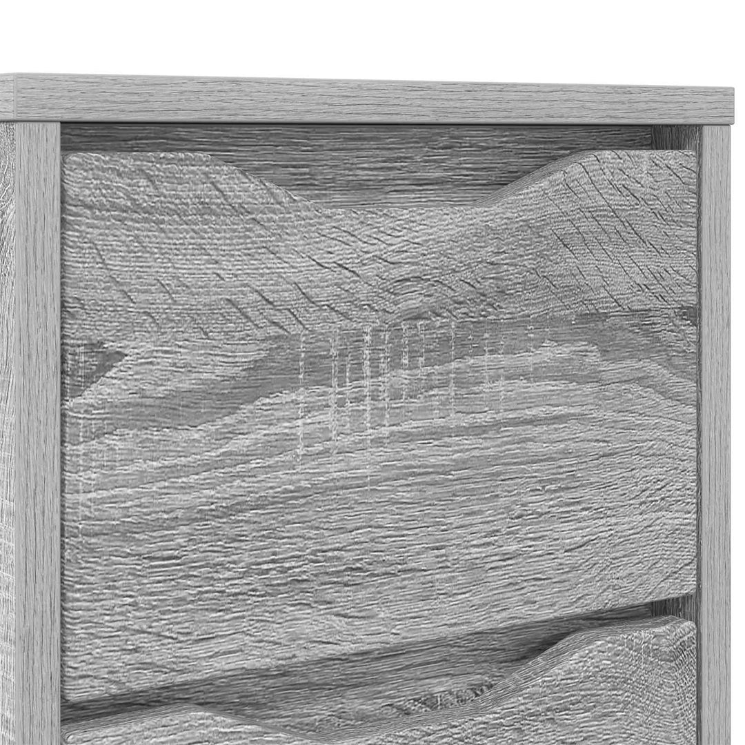 Sengeborde 2 pcs Grå Sonoma 30,5 x 30 x 43 cm Konstrueret træ