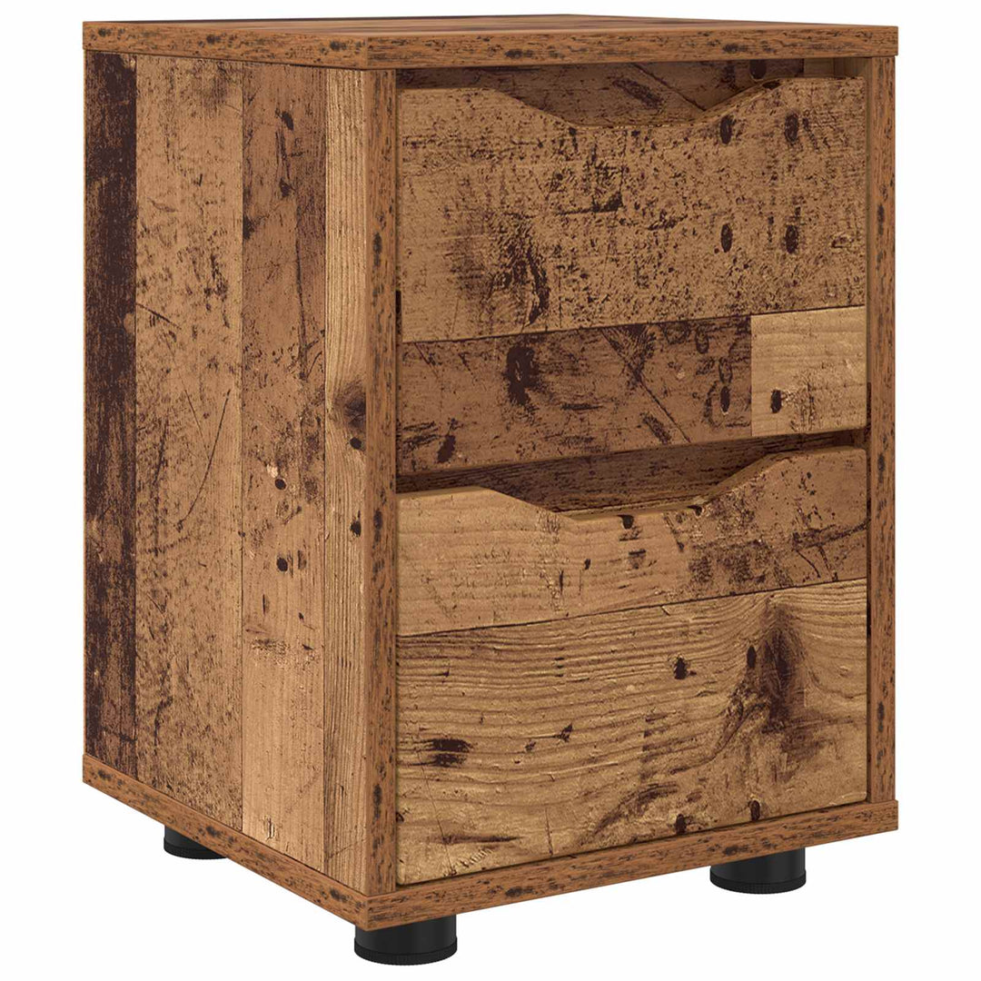 Sengebord Gammelt træ 30,5 x 30 x 43 cm Konstrueret træ