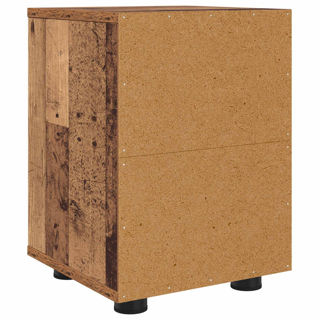 Sengebord Gammelt træ 30,5 x 30 x 43 cm Konstrueret træ