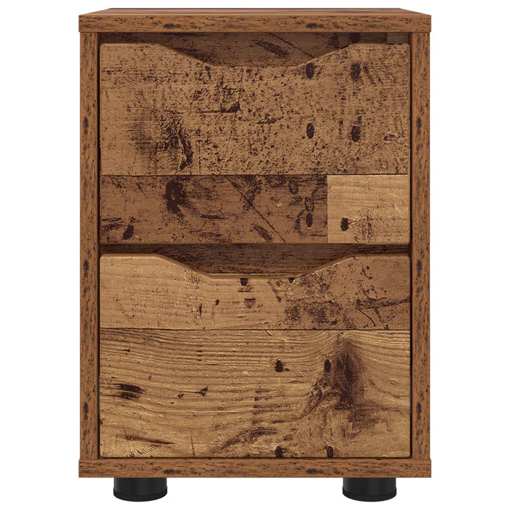 Sengebord Gammelt træ 30,5 x 30 x 43 cm Konstrueret træ