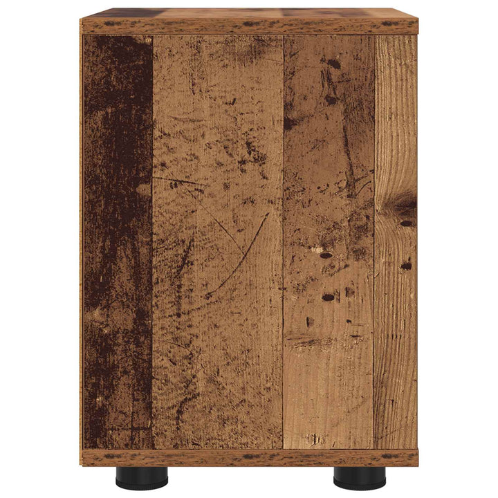 Sengebord Gammelt træ 30,5 x 30 x 43 cm Konstrueret træ