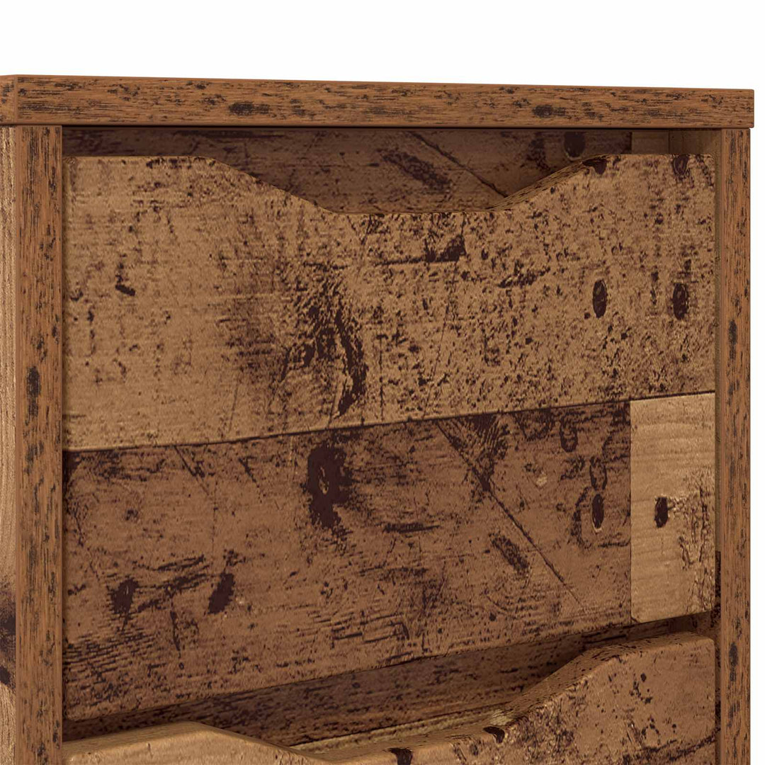Sengeborde 2 pcs Gammelt træ 30,5 x 30 x 43 cm Konstrueret træ