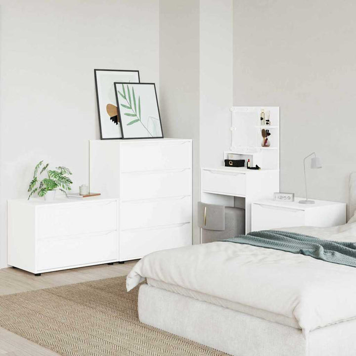 Opbevaringsskab Hvid 80 x 48 x 57 cm Konstrueret træ