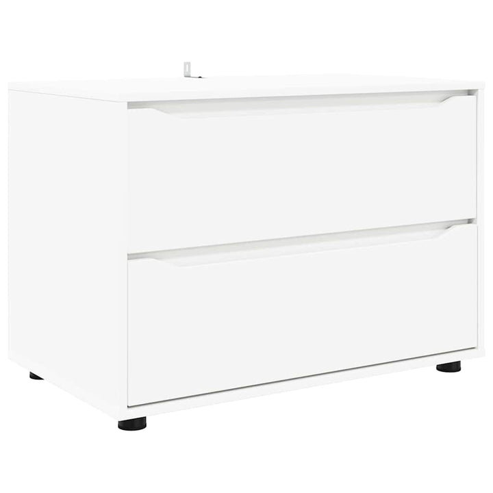 Opbevaringsskab Hvid 80 x 48 x 57 cm Konstrueret træ