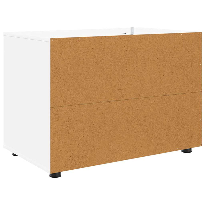 Opbevaringsskab Hvid 80 x 48 x 57 cm Konstrueret træ