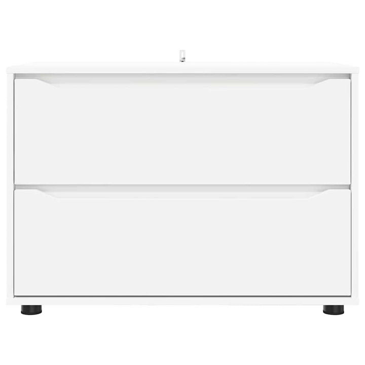 Opbevaringsskab Hvid 80 x 48 x 57 cm Konstrueret træ