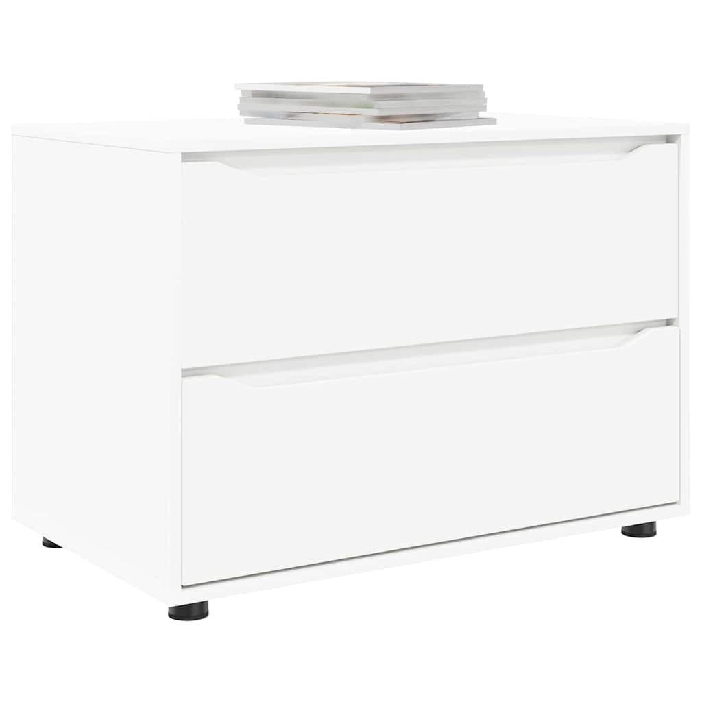 Opbevaringsskab Hvid 80 x 48 x 57 cm Konstrueret træ