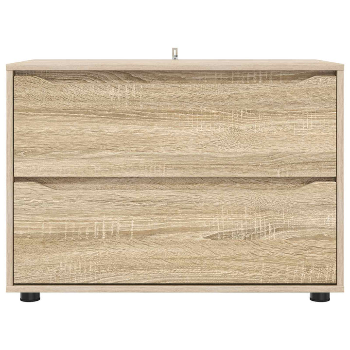 Opbevaringsskab Sonoma eg 80 x 48 x 57 cm Konstrueret træ
