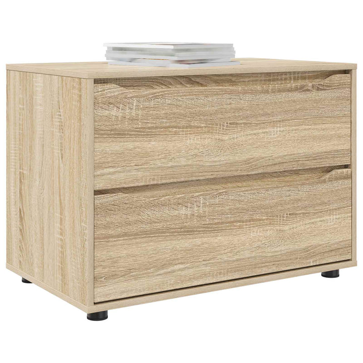Opbevaringsskab Sonoma eg 80 x 48 x 57 cm Konstrueret træ