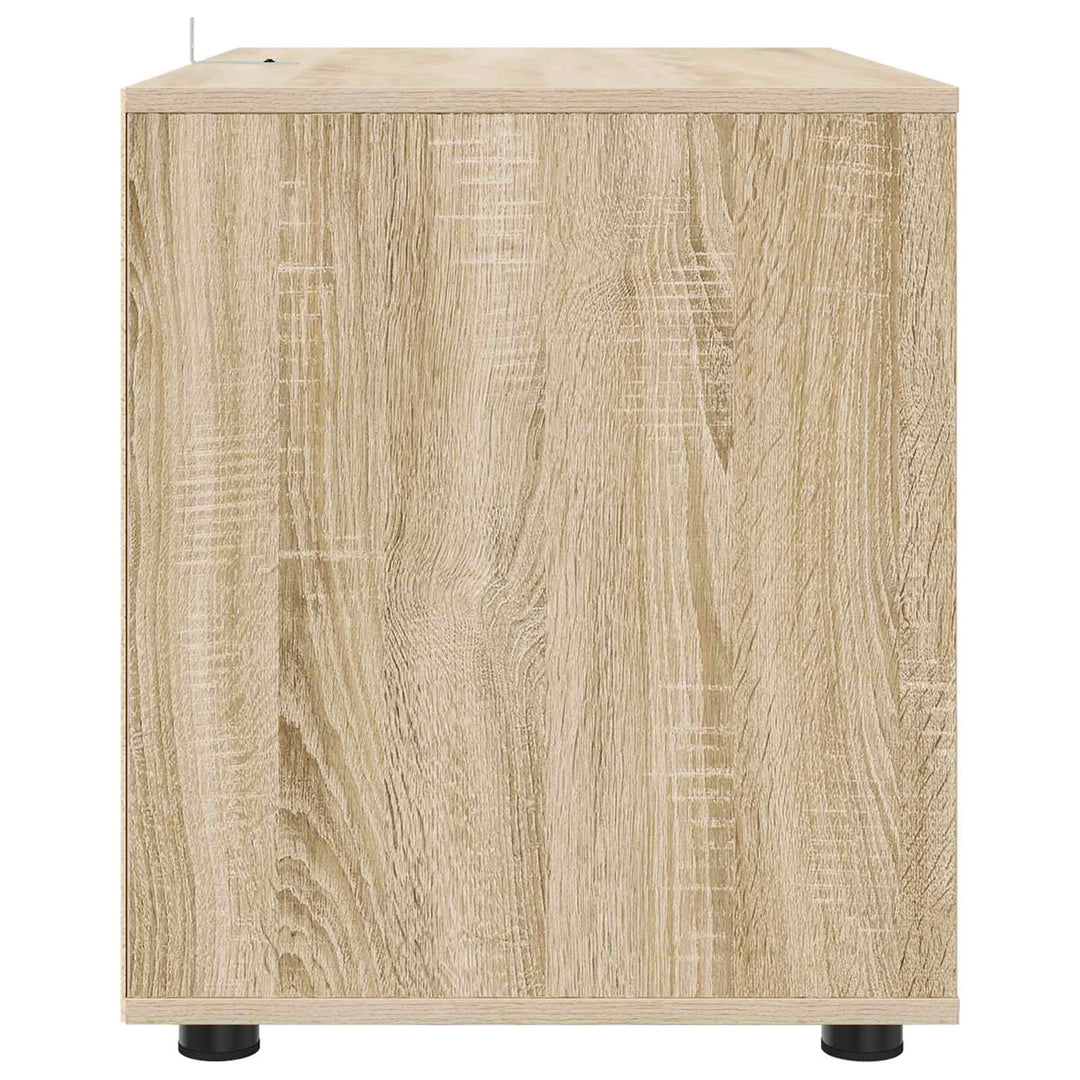 Opbevaringsskab Sonoma eg 80 x 48 x 57 cm Konstrueret træ