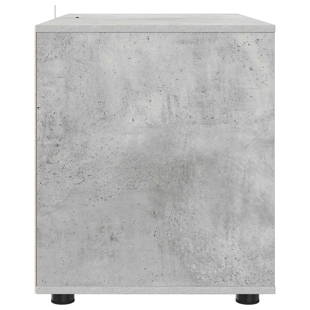 Opbevaringsskab Beton Grå 80 x 48 x 57 cm Konstrueret træ