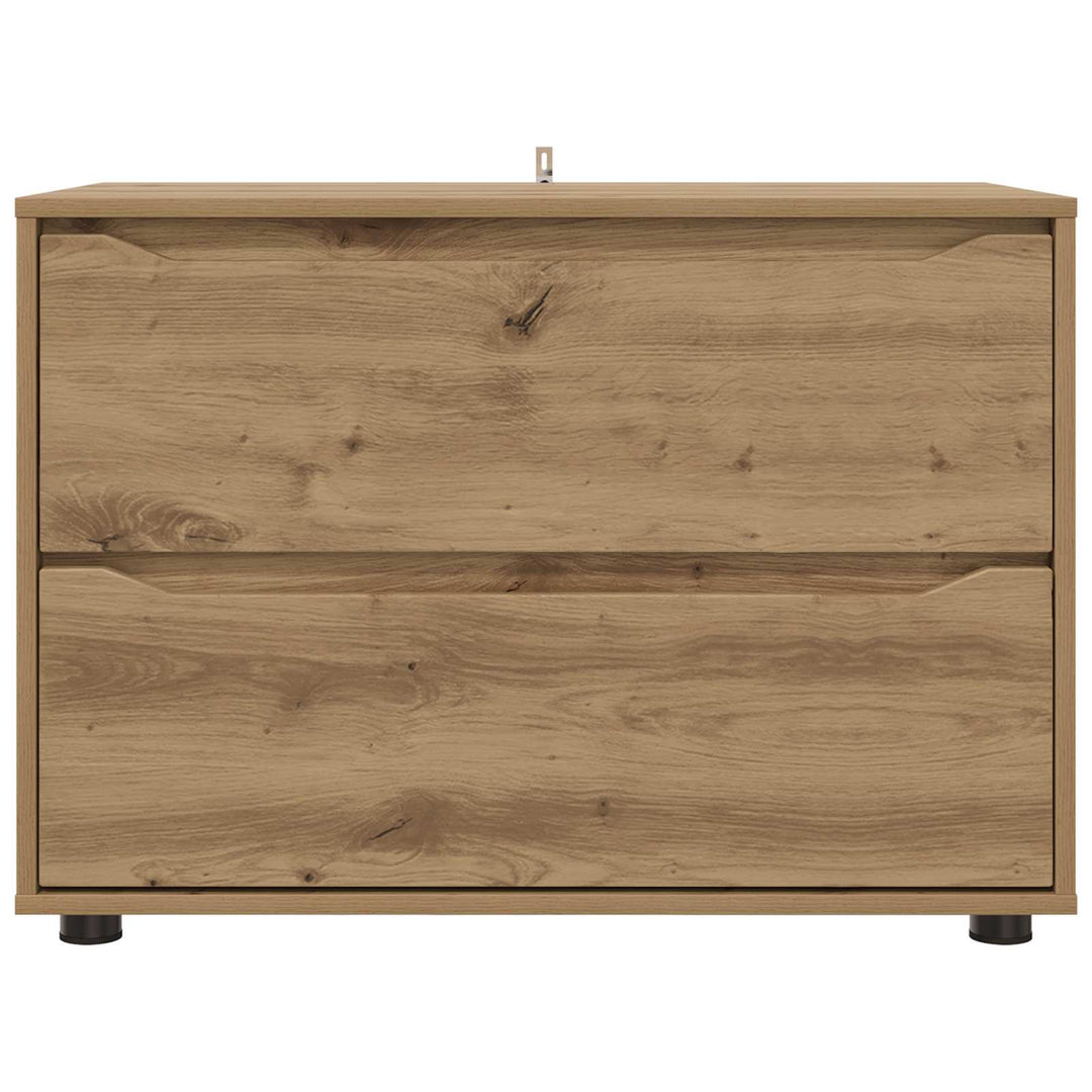 Opbevaringsskab 80 x 48 x 57 cm Konstrueret træ Artisan Egetræ