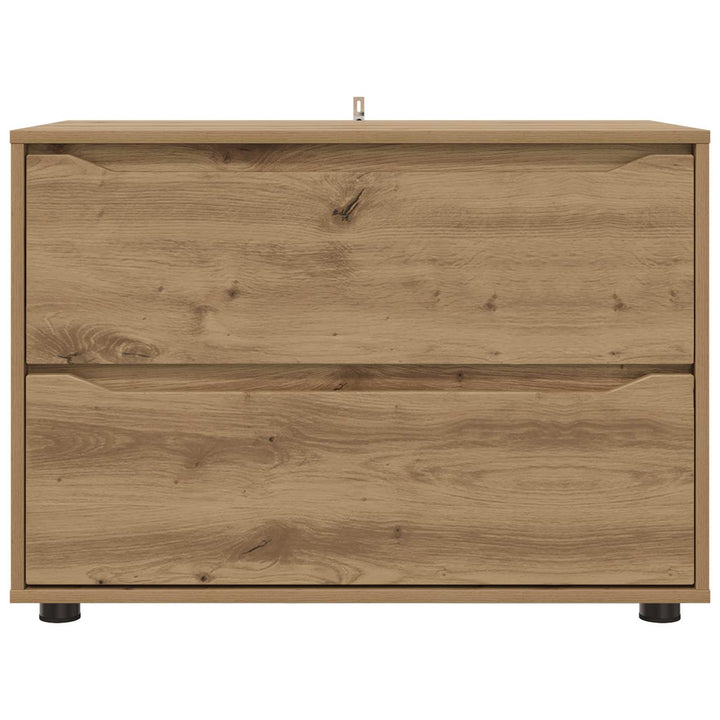 Opbevaringsskab 80 x 48 x 57 cm Konstrueret træ Artisan Egetræ