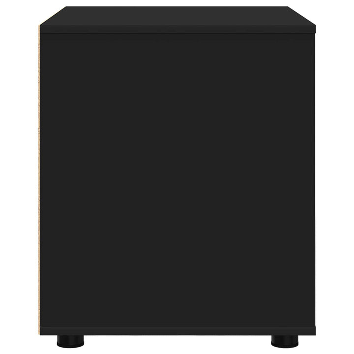 Opbevaringsskab Sort 60 x 48 x 57 cm Konstrueret træ