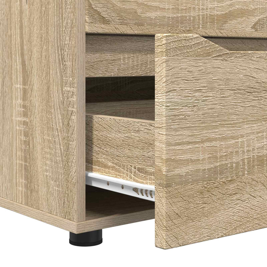 Opbevaringsskab Sonoma eg 60 x 48 x 57 cm Konstrueret træ