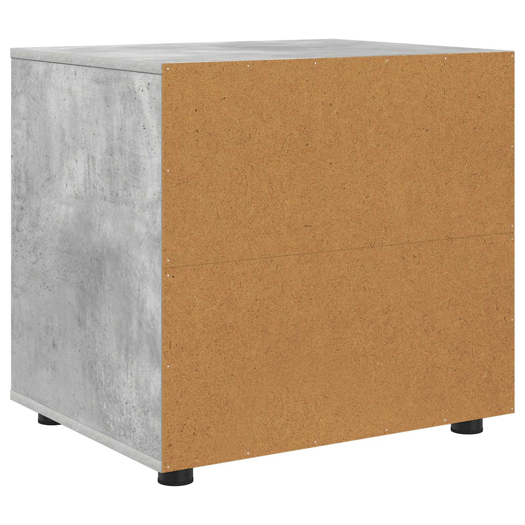 Opbevaringsskab Beton Grå 60 x 48 x 57 cm Konstrueret træ