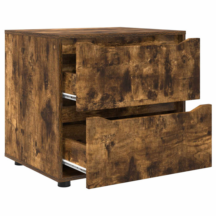 Opbevaringsskab Røget eg 60 x 48 x 57 cm Konstrueret træ
