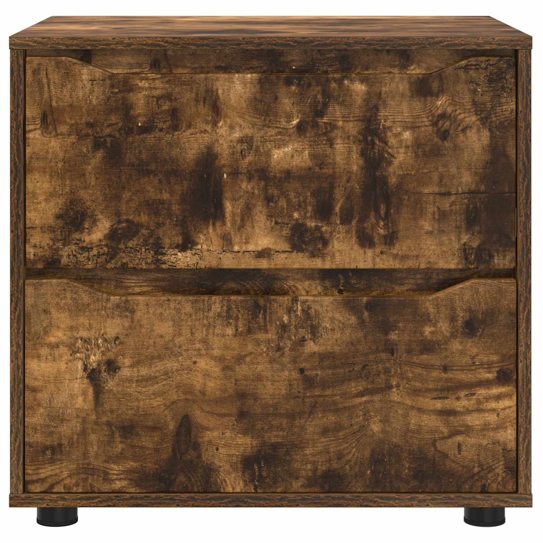Opbevaringsskab Røget eg 60 x 48 x 57 cm Konstrueret træ