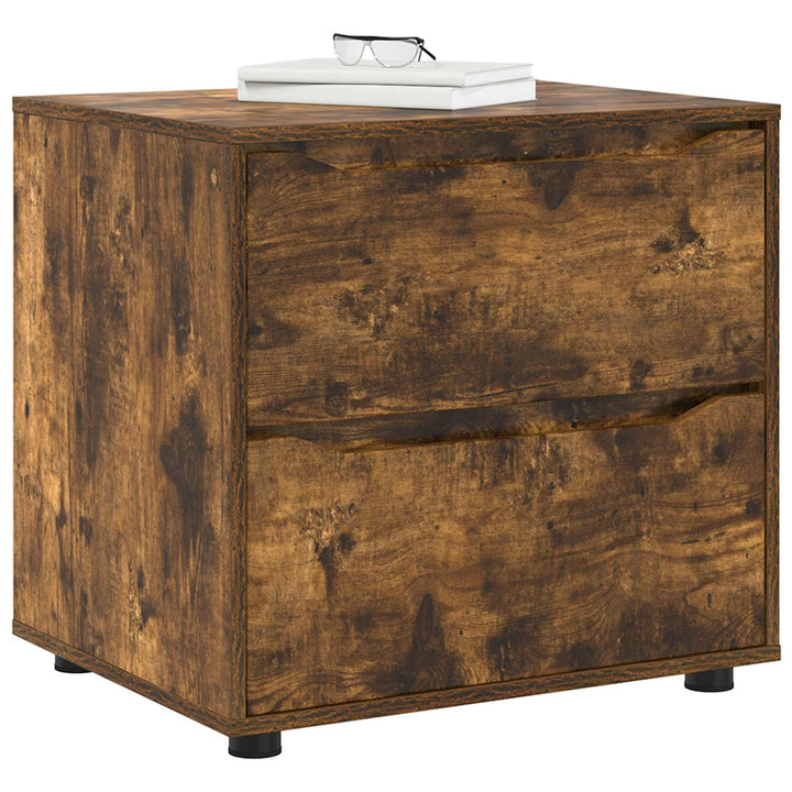 Opbevaringsskab Røget eg 60 x 48 x 57 cm Konstrueret træ