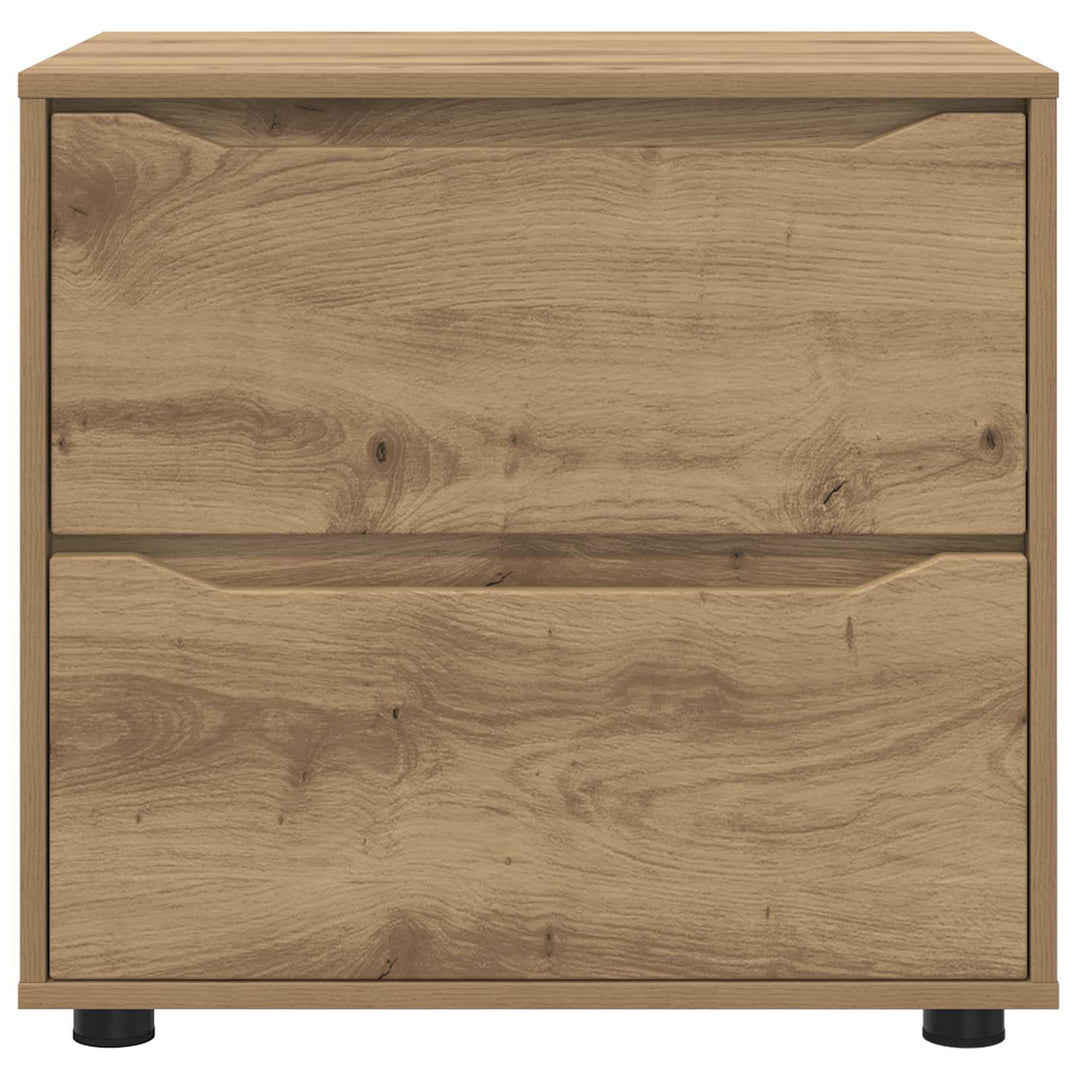 Opbevaringsskab 60 x 48 x 57 cm Konstrueret træ Artisan Egetræ
