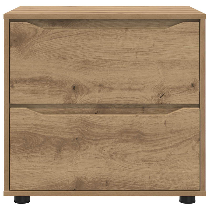 Opbevaringsskab 60 x 48 x 57 cm Konstrueret træ Artisan Egetræ