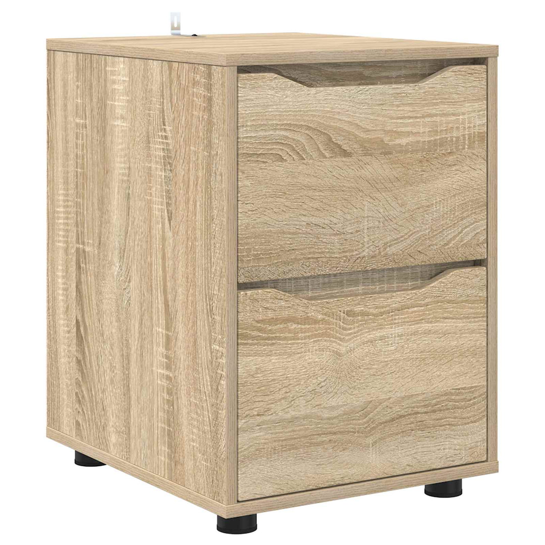 Opbevaringsskab Sonoma eg 40 x 48 x 57 cm Konstrueret træ