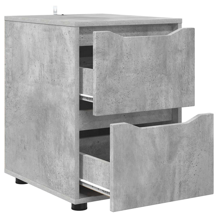 Opbevaringsskab Beton Grå 40 x 48 x 57 cm Konstrueret træ