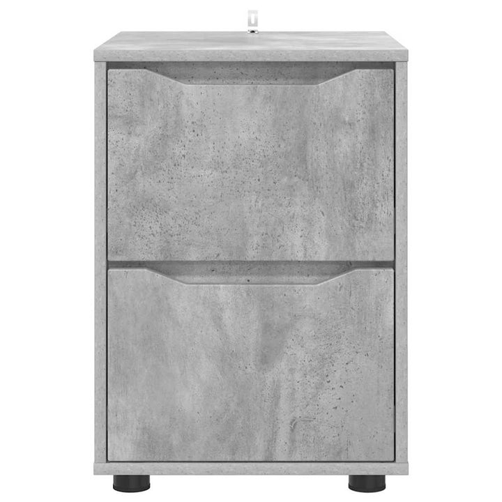 Opbevaringsskab Beton Grå 40 x 48 x 57 cm Konstrueret træ