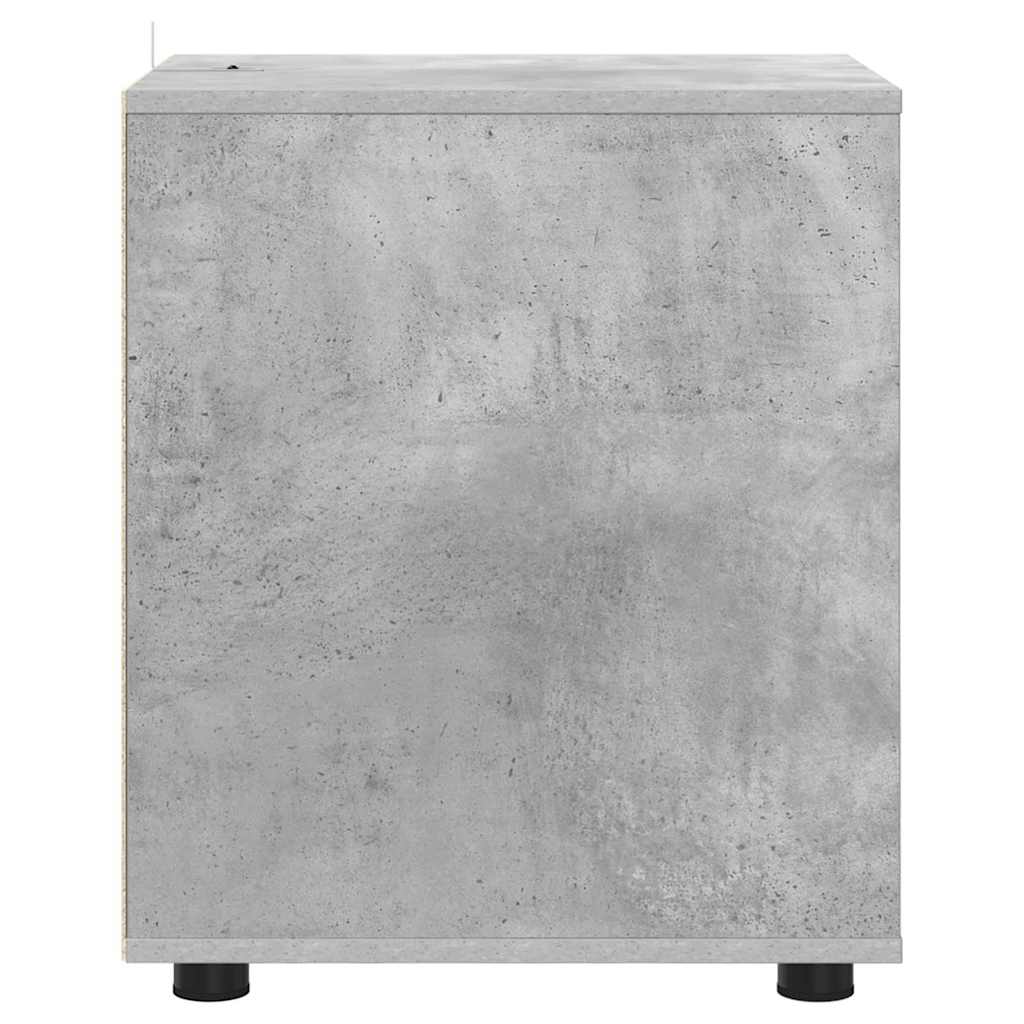Opbevaringsskab Beton Grå 40 x 48 x 57 cm Konstrueret træ