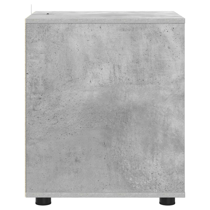 Opbevaringsskab Beton Grå 40 x 48 x 57 cm Konstrueret træ