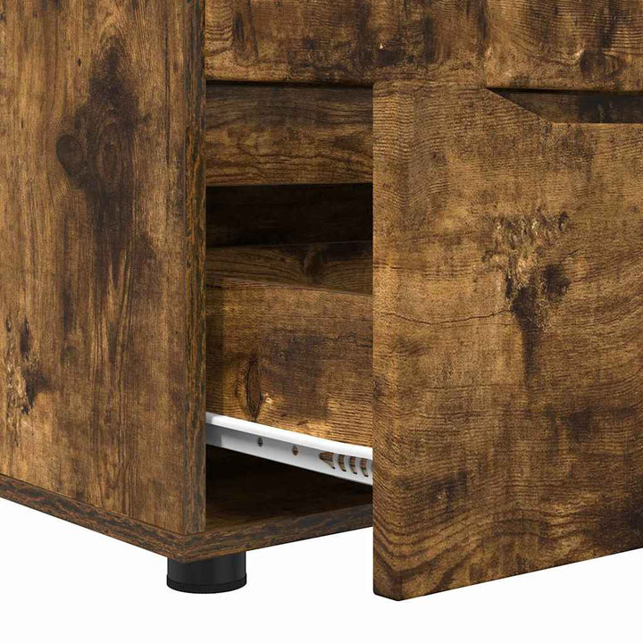 Opbevaringsskab Røget eg 40 x 48 x 57 cm Konstrueret træ