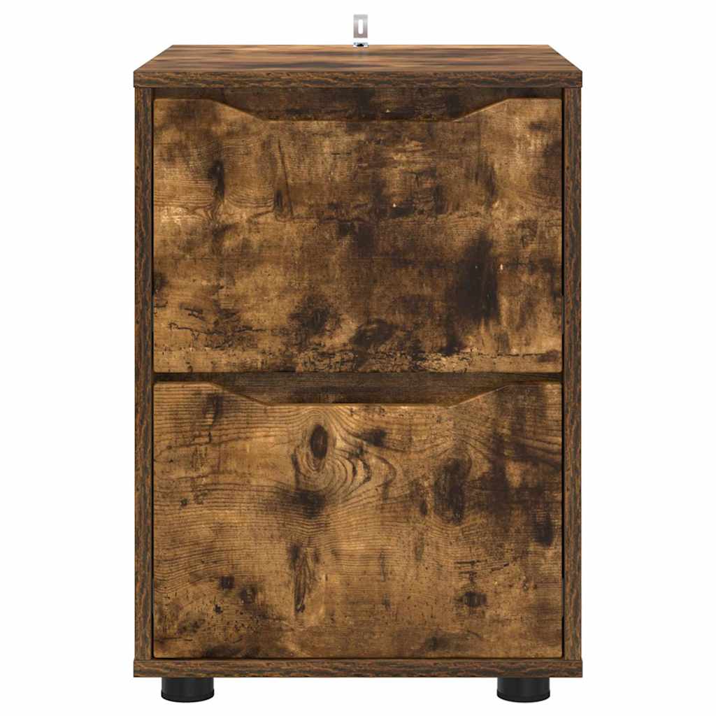 Opbevaringsskab Røget eg 40 x 48 x 57 cm Konstrueret træ