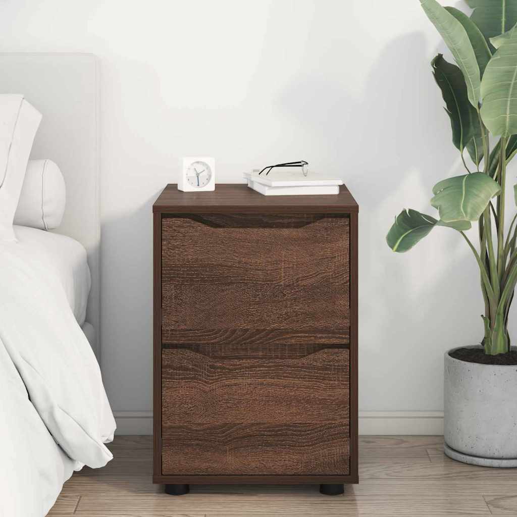 Opbevaringsskab Brun eg 40 x 48 x 57 cm Konstrueret træ