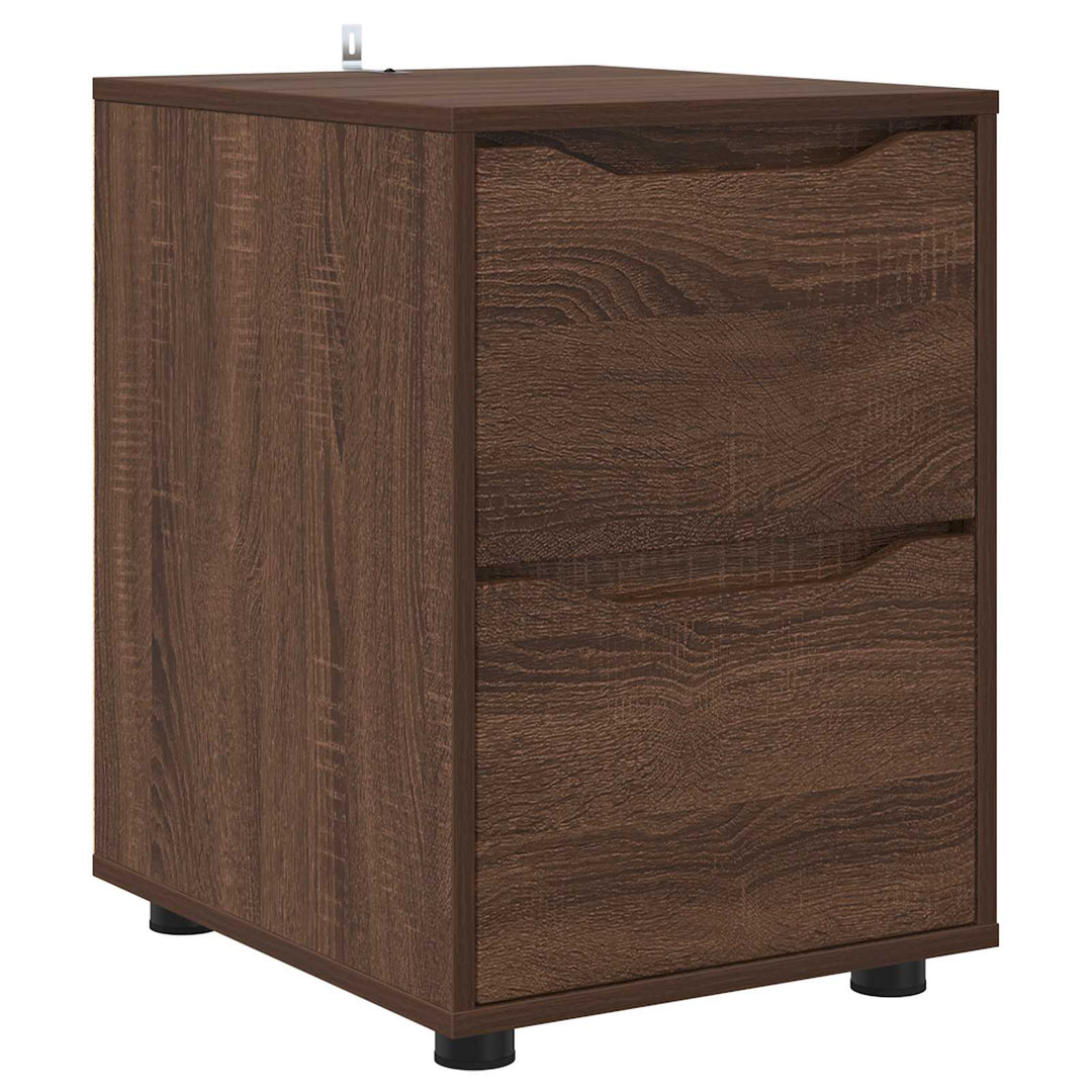 Opbevaringsskab Brun eg 40 x 48 x 57 cm Konstrueret træ