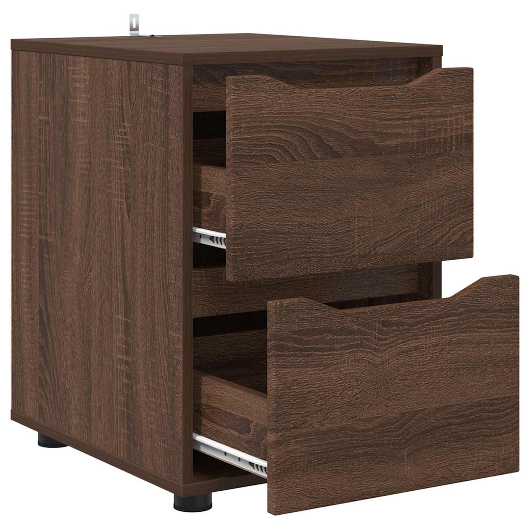 Opbevaringsskab Brun eg 40 x 48 x 57 cm Konstrueret træ