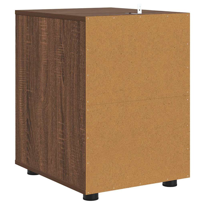 Opbevaringsskab Brun eg 40 x 48 x 57 cm Konstrueret træ