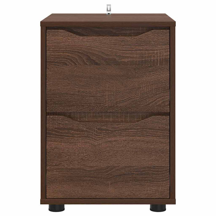 Opbevaringsskab Brun eg 40 x 48 x 57 cm Konstrueret træ