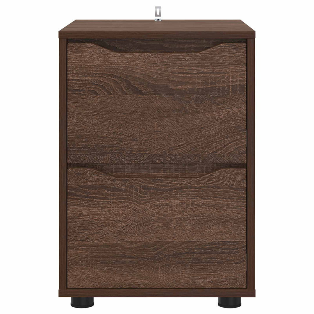 Opbevaringsskab Brun eg 40 x 48 x 57 cm Konstrueret træ