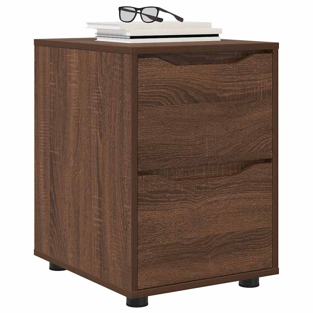 Opbevaringsskab Brun eg 40 x 48 x 57 cm Konstrueret træ