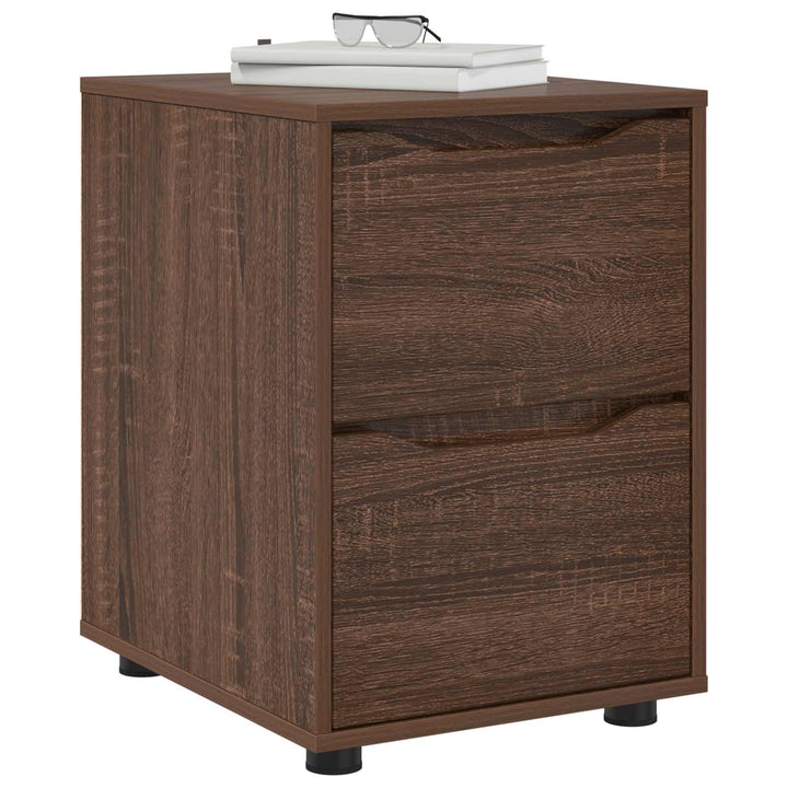 Opbevaringsskab Brun eg 40 x 48 x 57 cm Konstrueret træ