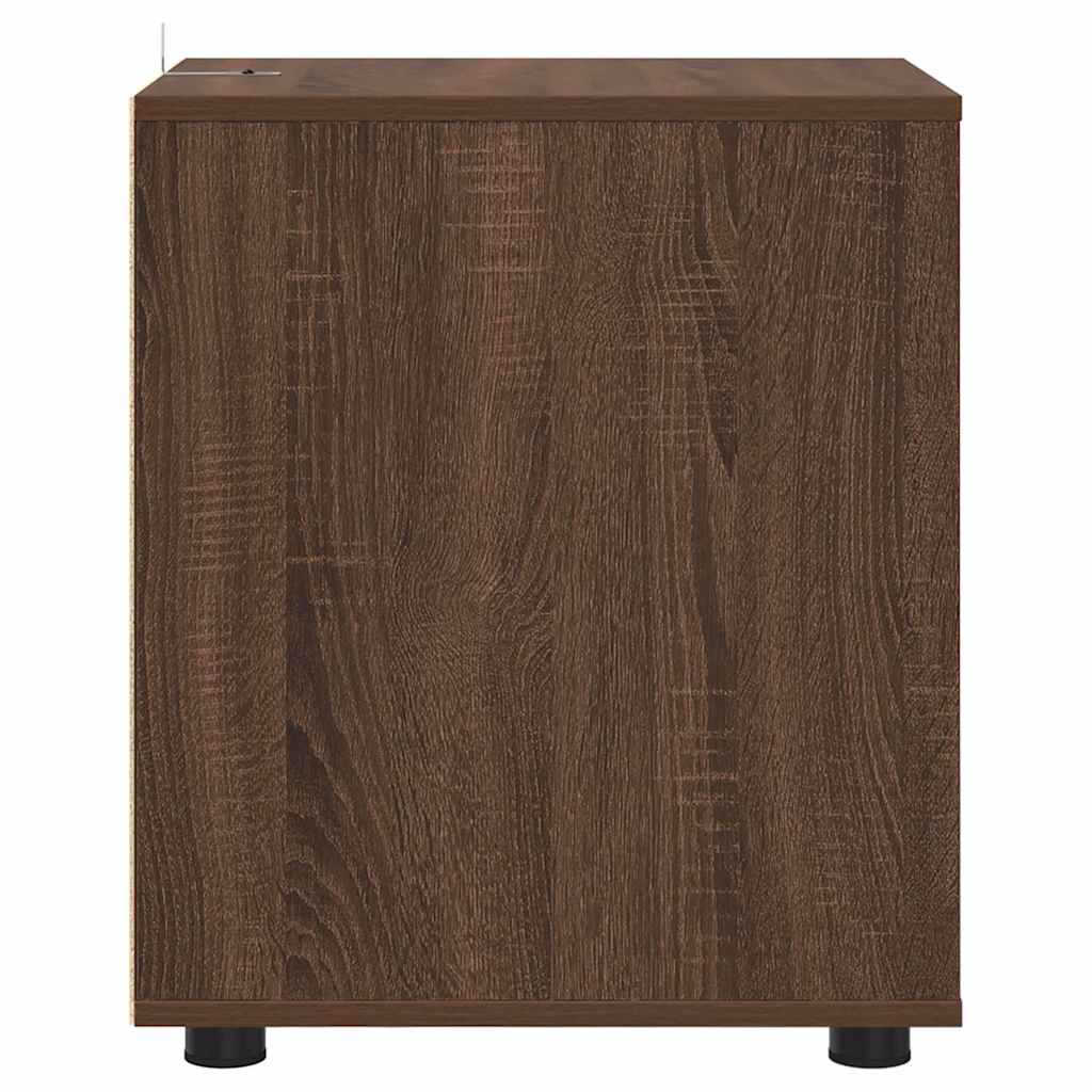 Opbevaringsskab Brun eg 40 x 48 x 57 cm Konstrueret træ
