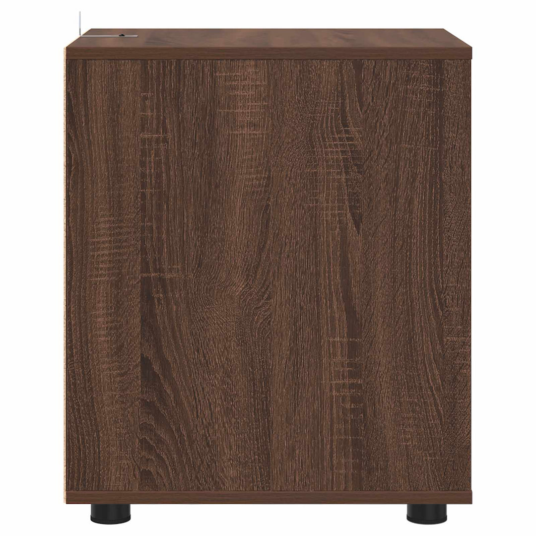 Opbevaringsskab Brun eg 40 x 48 x 57 cm Konstrueret træ