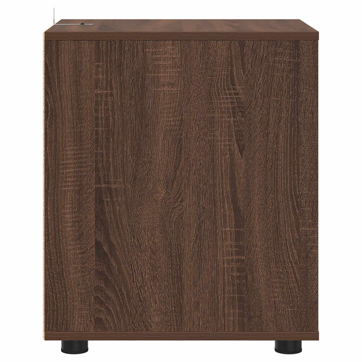 Opbevaringsskab Brun eg 40 x 48 x 57 cm Konstrueret træ
